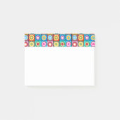 Kandinsky-Inspirierte Kreise Post-it Klebezettel (Vorderseite)