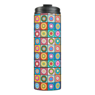 Kandinsky-Inspirierte Kreise Thermosbecher