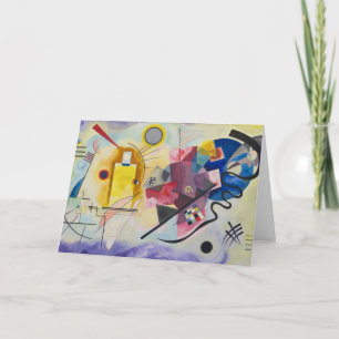 Kandinsky - Jaune Rouge Bleu Karte