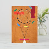 Kandinsky - Jolly, abstrakte Malerei, Karte (Stehend Vorderseite)