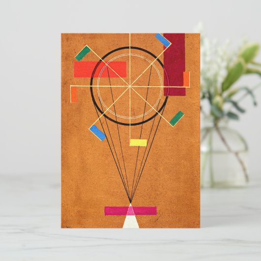 Kandinsky - Jolly, abstrakte Malerei, Karte (Stehend Vorderseite)