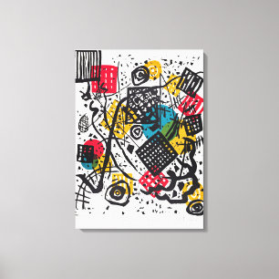 Kandinsky - Kleine Welten V, abstrakte Kunst Leinwanddruck