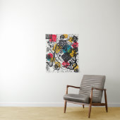 Kandinsky - Kleine Welten V, abstrakte Kunst Wandteppich (Beispiel)