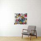 Kandinsky - Kleine Welten V, abstrakte Kunst Wandteppich (Beispiel (Horizontal))