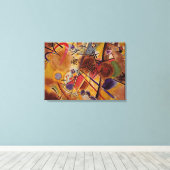 Kandinsky - Kleiner Traum in Rot Leinwanddruck (Insitu (Holzboden))