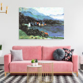 Kandinsky - Kochel, berühmtes Gemälde Leinwanddruck (Insitu (Wohnzimmer))