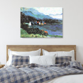 Kandinsky - Kochel, berühmtes Gemälde Leinwanddruck (Insitu (Schlafzimmer))