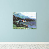 Kandinsky - Kochel, berühmtes Gemälde Leinwanddruck (Insitu (Holzboden))