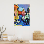Kandinsky - Kochel, Friedhof und Rekord Poster (Küche)