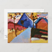 Kandinsky - Kochel, Straight Road Postkarte (Vorne/Hinten)