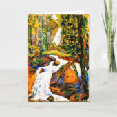 Kandinsky - Kochel - Wasserfall I Karte (Vorderseite)