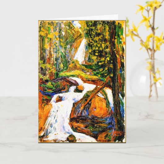Kandinsky - Kochel - Wasserfall I Karte (Gelbe Blume)