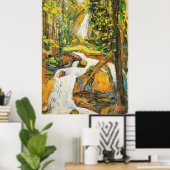 Kandinsky - Kochel: Wasserfall I, Poster (Heimbüro)