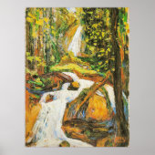 Kandinsky - Kochel: Wasserfall I, Poster (Vorne)