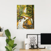 Kandinsky - Kochel Wasserfall I Poster (Heimbüro)