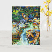 Kandinsky - Kochel - Wasserfall II Karte (Gelbe Blume)