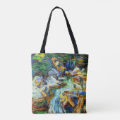 Kandinsky - Kochel - Wasserfall II Tasche (Rückseite)