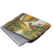 Kandinsky - Kochel: Waterfall I, Laptopschutzhülle (Vorne Knopf)