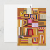 Kandinsky Kompensation Rose Postkarte (Vorne/Hinten)