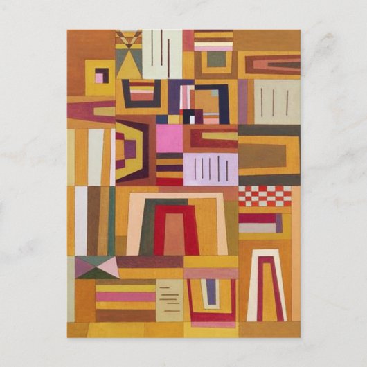 Kandinsky Kompensation Rose Postkarte (Vorderseite)
