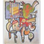 Kandinsky - Komplex Einfach, abstrakte Kunst, Aufkleber (Vorderseite)