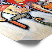 Kandinsky - Komplexe, einfache, abstrakte Kunstmal Poster (Ecke)