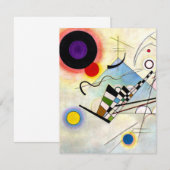 Kandinsky Komposition 8 Begleitkarte (Vorne/Hinten)
