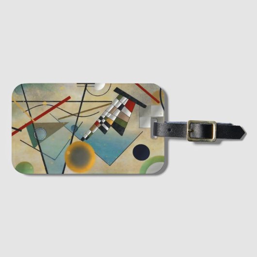 Kandinsky Komposition Abstrakte Malerei Gepäckanhänger (Vorderseite (Horizontal))