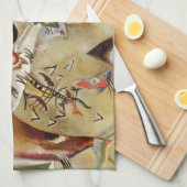 Kandinsky Komposition Abstrakte Malerei Geschirrtuch (Viertel Falte)