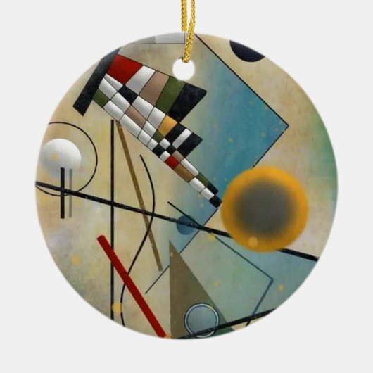 Kandinsky Komposition Abstrakte Malerei Keramik Ornament (Vorne)