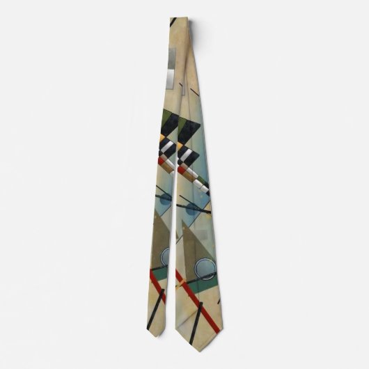 Kandinsky Komposition Abstrakte Malerei Krawatte (Rückseite)