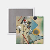 Kandinsky Komposition Abstrakte Malerei Magnet (Vorderseite/Rückseite)