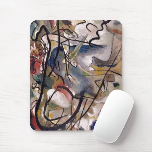 Kandinsky Komposition Abstrakte Malerei Mousepad (Mit Mouse)