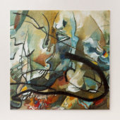Kandinsky Komposition / Abstrakte Malerei Puzzle (Horizontal)
