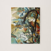 Kandinsky Komposition / Abstrakte Malerei Puzzle (Vertikal)