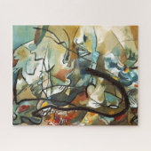 Kandinsky Komposition / Abstrakte Malerei Puzzle (Horizontal)