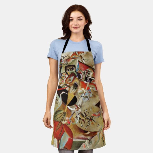 Kandinsky Komposition Abstrakte Malerei Schürze (Getragen)