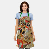 Kandinsky Komposition Abstrakte Malerei Schürze (Getragen)