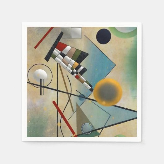 Kandinsky Komposition Abstrakte Malerei Serviette (Vorderseite)