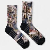 Kandinsky Komposition Abstrakte Malerei Socken (Rechts)