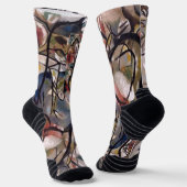 Kandinsky Komposition Abstrakte Malerei Socken (Gewinkelt)