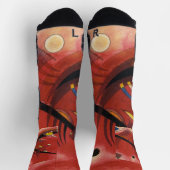 Kandinsky Komposition Abstrakte Malerei Socken (Oben)
