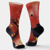 Kandinsky Komposition Abstrakte Malerei Socken (Gewinkelt)