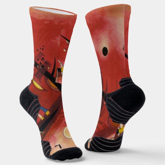 Kandinsky Komposition Abstrakte Malerei Socken (Gewinkelt)