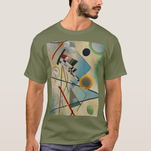 Kandinsky Komposition Abstrakte Malerei T-Shirt (Vorderseite)