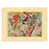Kandinsky Komposition Abstrakte Malerei Tischdecke (Vorderseite (Horizontal))