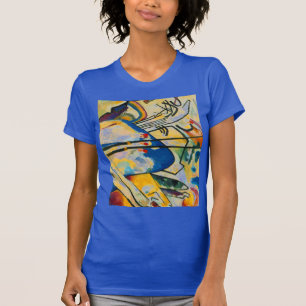 Kandinsky Komposition IV Abstrakt Art Royal Blue T-Shirt