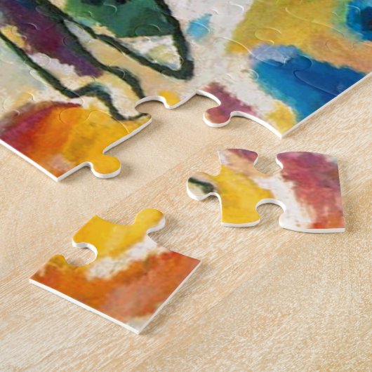 Kandinsky Komposition IV Abstraktes Kunstwerk Mode Puzzle (Seite)