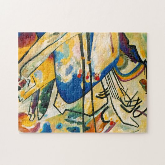 Kandinsky Komposition IV Abstraktes Kunstwerk Mode Puzzle (Horizontal)