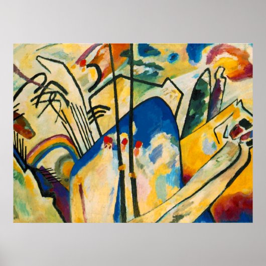 Kandinsky Komposition IV Malerposter Poster (Vorne)